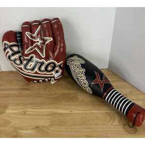 Houston Astros Plush Glove‎ & Bat Good Stuff Window Suction Cup Decoration